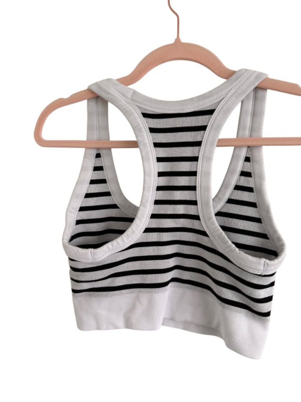 NWOT FP Movement Go To Striped Sports Bra – White Combo – M/L- MSRP $48 - Picture 3 of 9